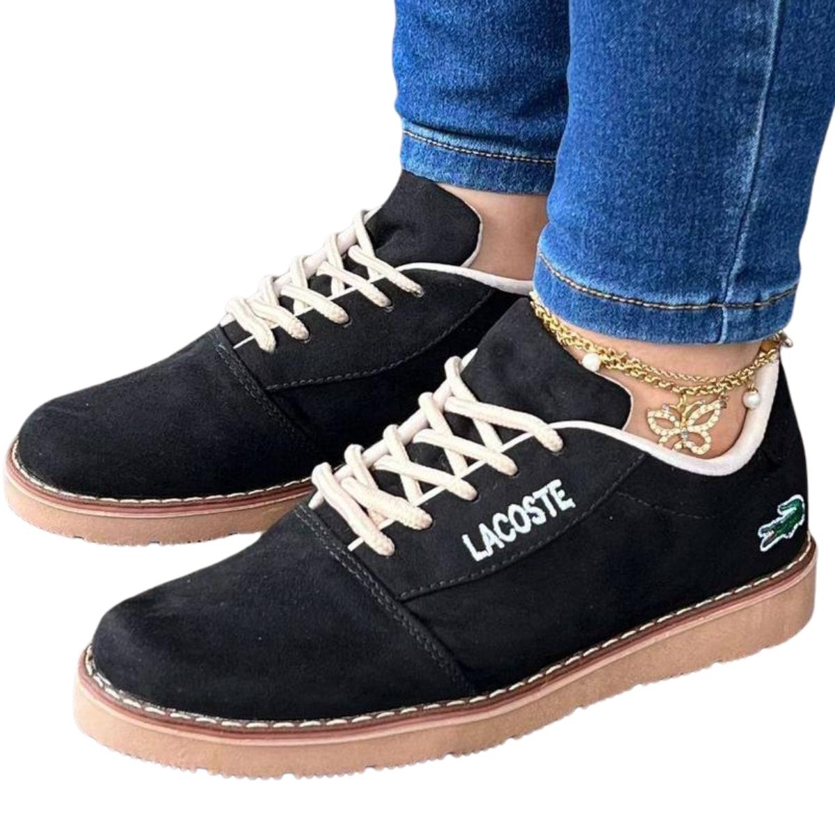 Lacoste zapatos para mujer color negro de uso diario en Colombia. Comprar en onlineshoppingcenterg